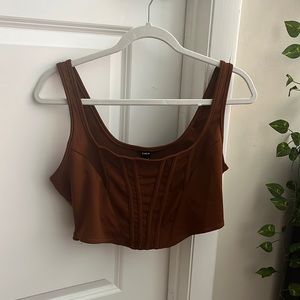 NWOT Shein Cropped Corset Top
